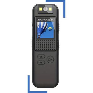 Nivard Bodycam - Politie - Chest Camera - Spy Camera - Spy Cam - Verborgen Camera - Spionage Camera - Action Camera - HD