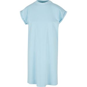 Super Oversized damesshirt 'Turtle Shoulder Dress' Ocean Blue - L
