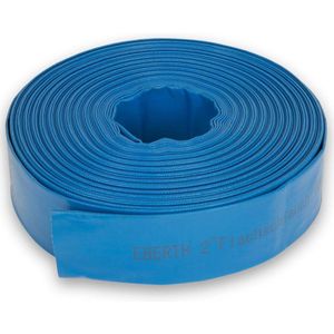 Platte Tuinslang 40 m - Flexibele PVC Waterslang voor Irrigatie en Bouw