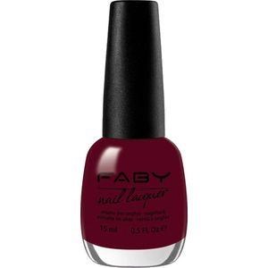 Faby Nagellak Vertigo Dames 15 Ml Vegan Bordeaux