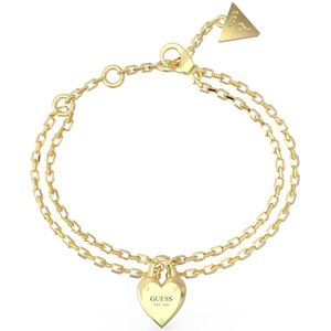 GUESS All You Need Is Love Dames Armband Staal - Goud