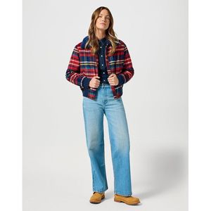 Aviator Jacket - Ruitontwerp - Sherpa Kraag - Regular Fit - Lichtgewicht Vulling