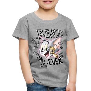 Tom En Jerry Best Day Ever Tekening Premium T Shirt Kinderen
