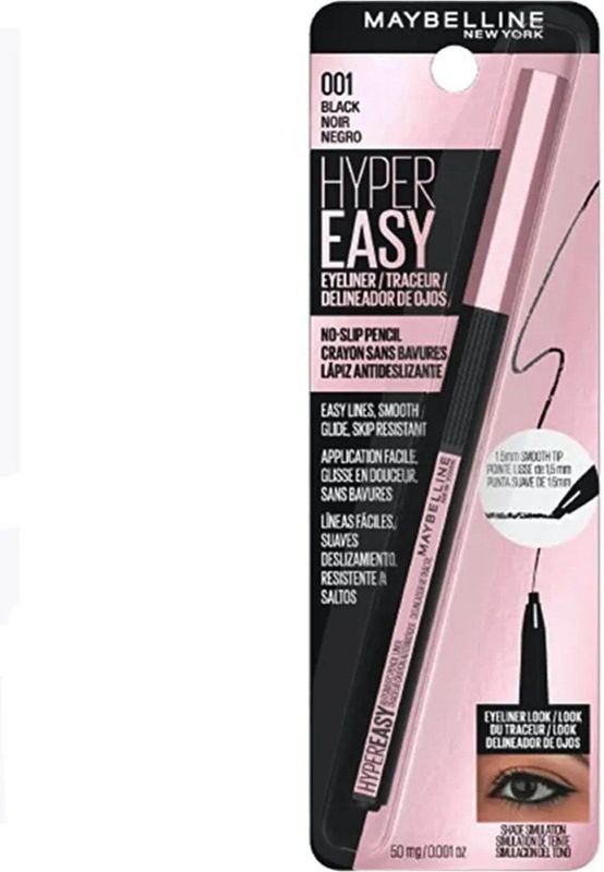 Maybelline - Hyper Easy - Oogpotlood - Zwart