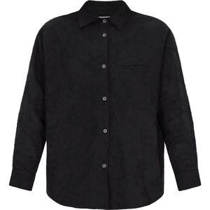 DreiMaster - Maritim - Blouse - Relaxte Pasvorm - Lange Mouwen - Bloemenborduursels