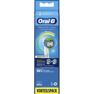 Oral-B Precision Clean - Met CleanMaximiser-technologie - Opzetborstels - 4 Stuks