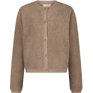 Gran Sasso Beige Brui Vest Trui Maat 46