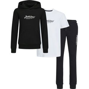 Trainingspak - Zwart - Wit - 60% Katoen - 40% Polyester