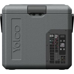 Yolco ET18 CARBON - Draagbare compressor koelbox 18 l - Drinkkoelkast - Autokoelkast - Camperkoelkast - Reiskoelkast - 18L - 12/24V DC - 100-240V CARBON