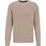 WE Fashion - Grof Gebreide Trui - Beige