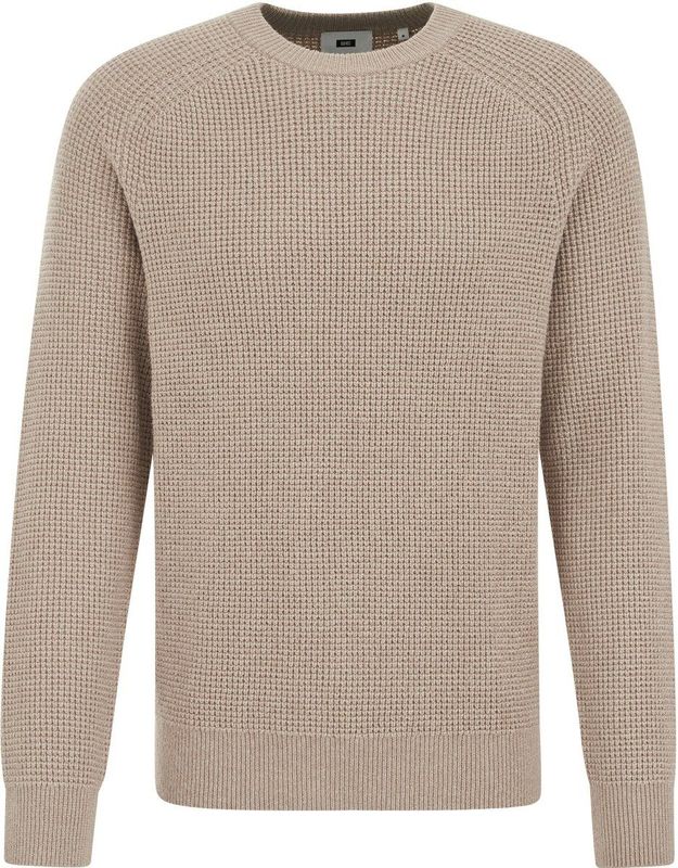 WE Fashion - Grof Gebreide Trui - Beige