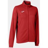 Joma - Montreal - Dames Sweatshirt - Rood - Volledige Rits