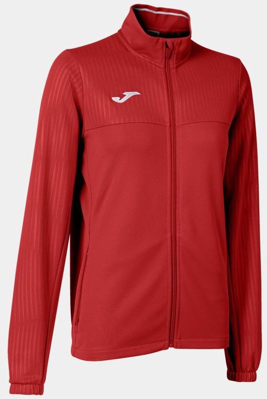 Joma - Montreal - Dames Sweatshirt - Rood - Volledige Rits