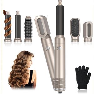 Roterende Fohnborstel - Krultang 5 in 1 - Stijltang
