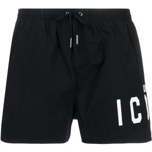 Dsquared2 Icon Zwembroek - Zwart & Wit