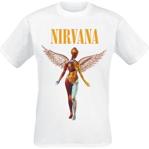 Nirvana In utero Heren T-shirt - wit - S