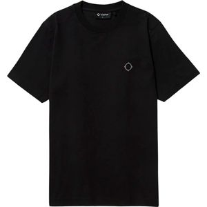 MA.Strum Oversized back logo print tee - black