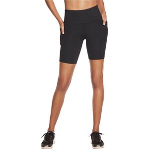 Skechers Go Walk High Waisted Walk Short W2SH40-BLK, Vrouwen, Zwart, Shorts, maat: XS