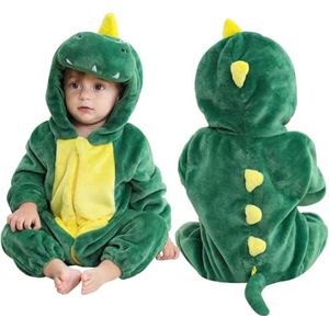 Baby Kaptoes Romper Winter Flanellen Jumpsuit Pyjama 2-36 Maanden