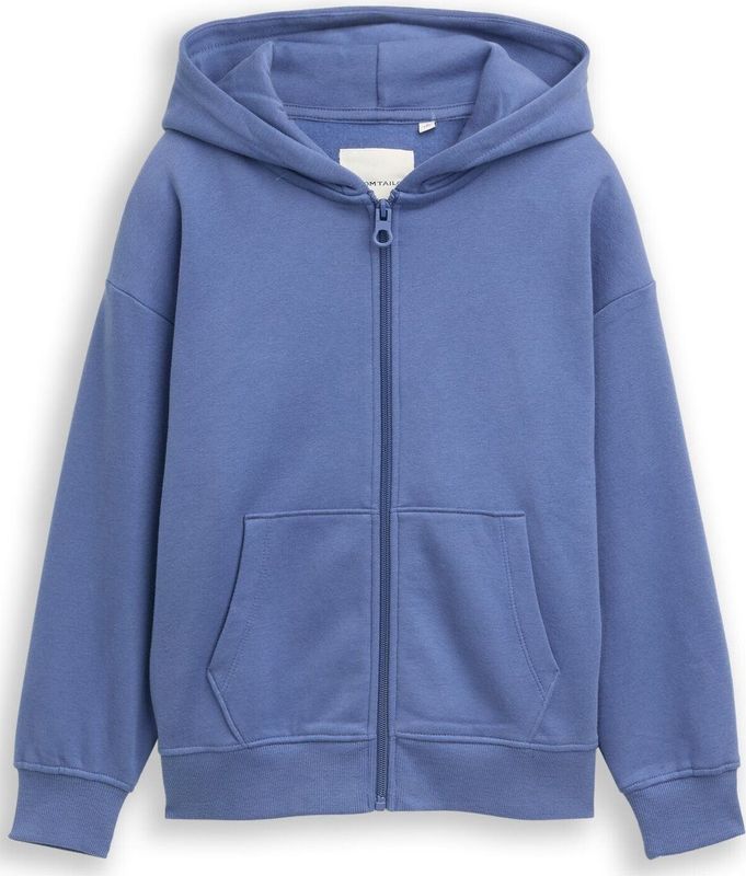 Tom Tailor Oversized hoodie-sweatjack met print op de rug