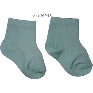 Cadeautip babysokken mintgroen 6-12mnd