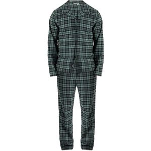 Björn Borg - core flannel giftbox pyjamaset lang check groen