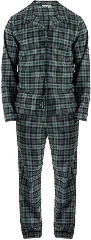 Björn Borg - core flannel giftbox pyjamaset lang check groen