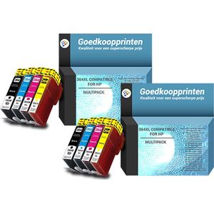 ACTIE: Huismerk voor HP 364XL cartridges (2 x 4 pack)