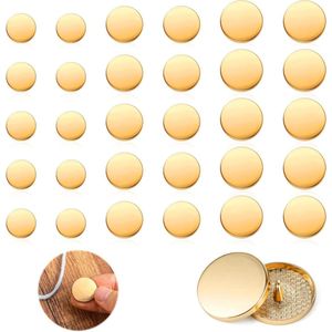 Gouden vervangingsknopen - Set van 30 stuks in verschillende maten