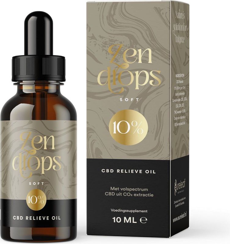 Eureleaf - Zendrops Soft - CBD-Olie - 10% - MCT-Olie