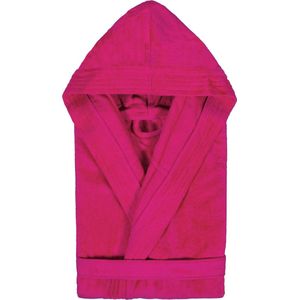 Badjas met Capuchon Uni Cool Velours Fuchsia col 1822 maat XL