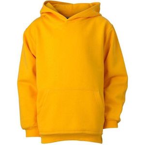 James and Nicholson Kinderen/Kinderkapjes Sweatshirt (Goudgeel)