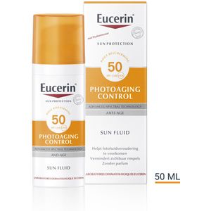 Eucerin Sun Photoaging Control Fluid SPF 50 - 2 x 50 ml - Voordeelverpakking