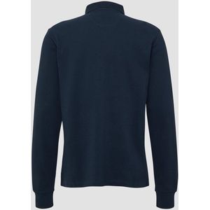 s.Oliver - Shirt - Navy - Lange Mouw - Polokraag