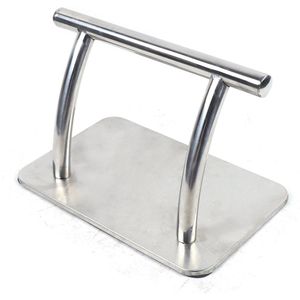 Buylin Voetsteun - Voetsteun voor Kapperstoel - Voetenbankje - Salon Apparatuur - Kappersstoel accessoires - Roestvrijstaal - 29,5x19x20,5 cm