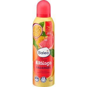 Zomer Scheergel Balea Mango Malaga | 1x 200 ml - Scheergel met Tropische geuren - Limited Edition 2025
