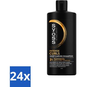 SYOSS - Curls Intense - Shampoo - Langdurige Styling - 440ml - Voordeelverpakking - 24 stuks