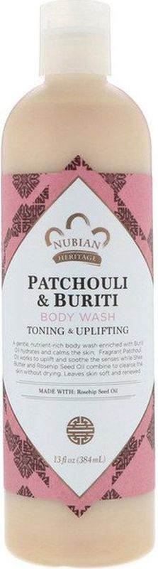 Nubian Heritage Douchegel - Patchouli & Buriti Soap 384 ml