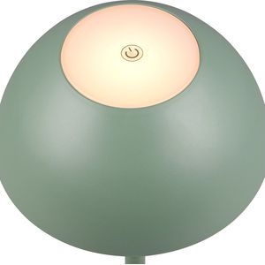 LED Tafellamp - Torna Rado - 1.7W - Warm Wit 3000K - Oplaadbare batterijen - Pistachegroen - Kunststof