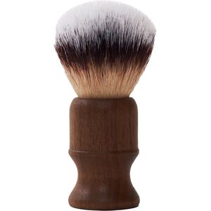 Biowust Scheerkwast van Walnoothout - Voor een Volle Scheerschuim en Gelijkmatige Verdeling - 100% vegan