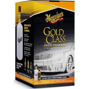 Meguiar's - Snow Foam - Gold Class - Cannon Kit - Schuimpistool - Shampoo - Conditioner - Mengfles 1.0L - 3x koppelstukken - Karcher - Bosch - Nilfisk Pro - 6x Multi-pack
