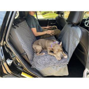Dgs Honden Autostoelhoes Grijs - Hondenautoaccessoire - 28 cm Enkele Autostoel