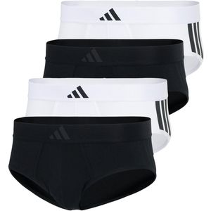 adidas Heren slip / onderbroek 4 pack Active Flex Cotton 3 Stripes