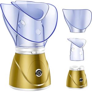 Rision - Gezichtssauna - Gezichtsstomer - Goud - Compact en Stijlvol