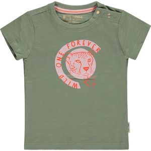 Tumble 'n dry Meisjes Shirt Melina - Green Mint Dark - Maat 68
