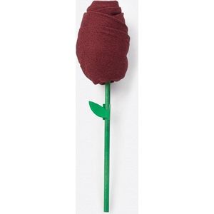 Doiy Sokken Rozen Katoen/polyester Bordeaux One-size