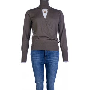 Elisabetta Franchi - Trui - Kaki - XL (42)