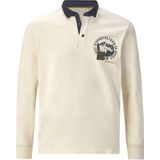 Jan Vanderstorm - OLSLAND - Poloshirt - Wolwit - Lange Mouwen