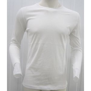 Moscow Basic Shirt - Wit - Ronde Hals - Maat XL