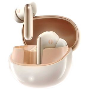 OneMelon Sky Goud-Beige draadloze oordopjes met ANC noise cancelling en multipoint connectie